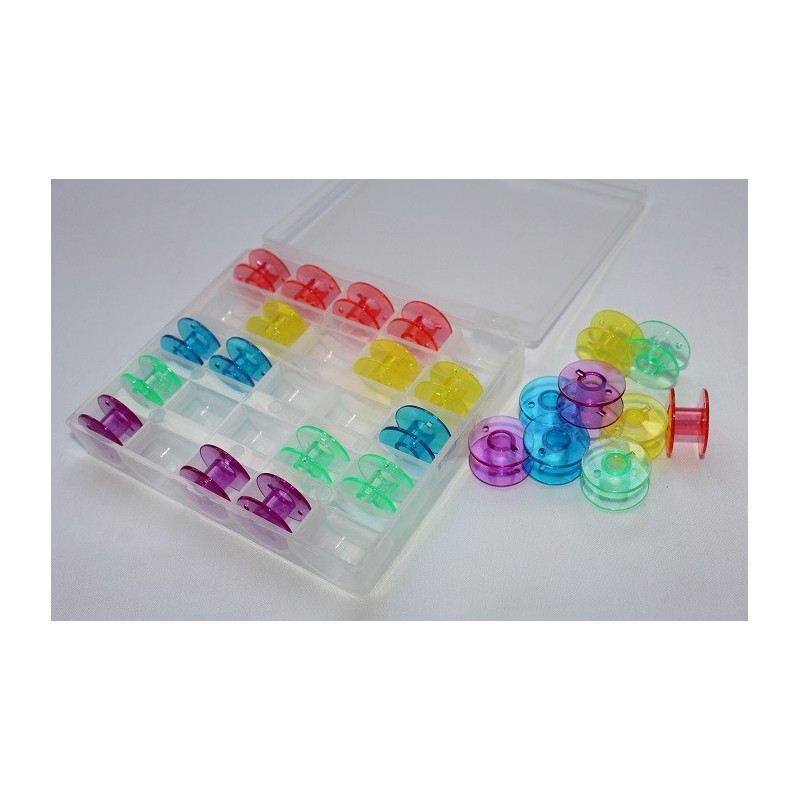 Caja porta canillas de colores