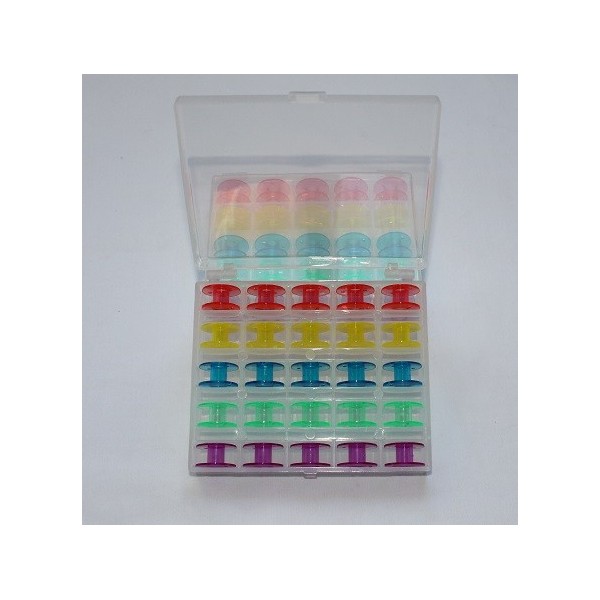 Caja porta canillas de colores