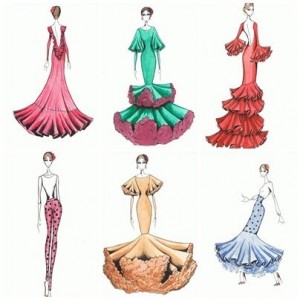 Patrón traje de flamenca a medida