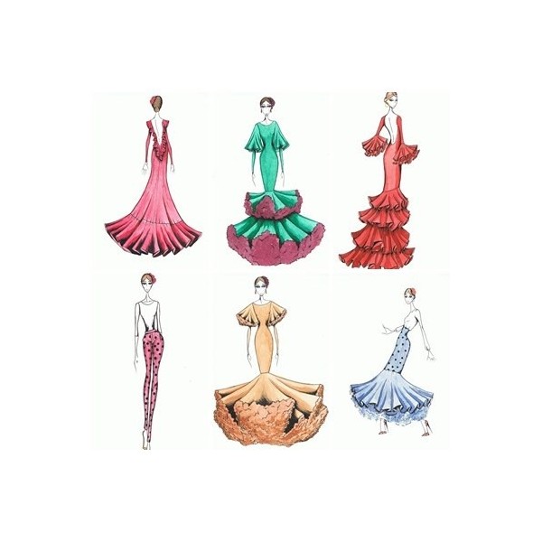 Patrón traje de flamenca a medida