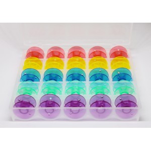 Caja porta canillas de colores