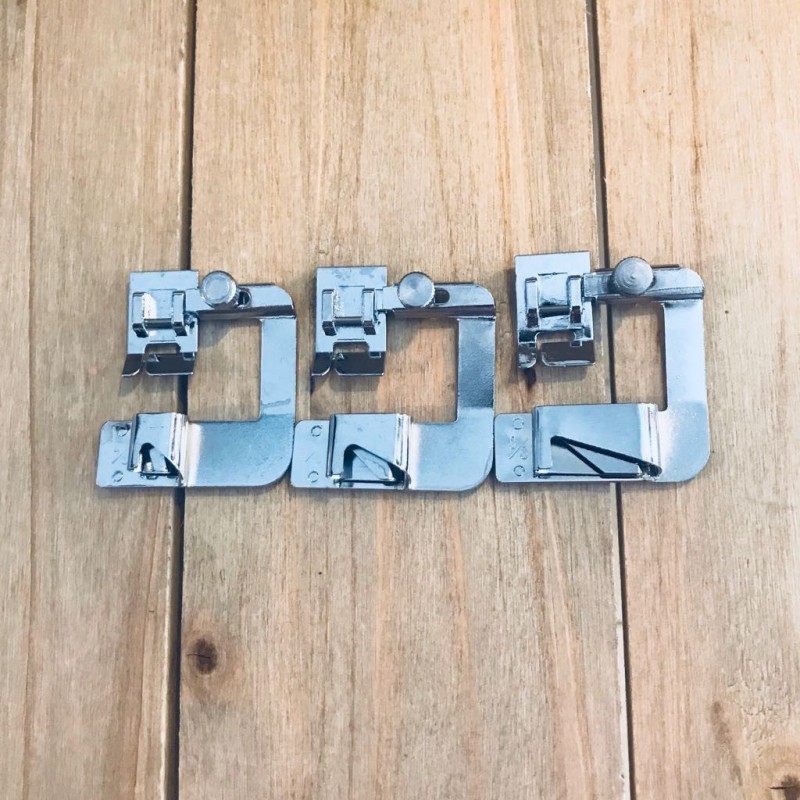 Prensatelas de dobladillo. 3 und