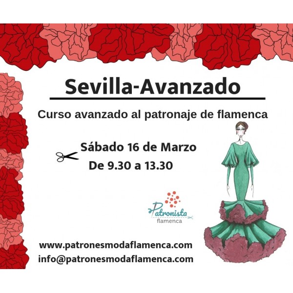 Huelva. Curso avanzado al patronaje de flamenca