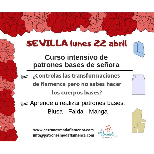 Sevilla. Curso de patrones bases de señora