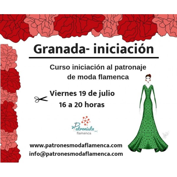 Granada. Curso iniciación al patronaje de flamenca
