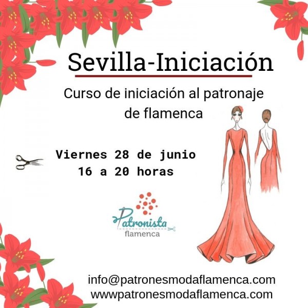 Sevilla. Curso iniciación al patronaje de flamenca