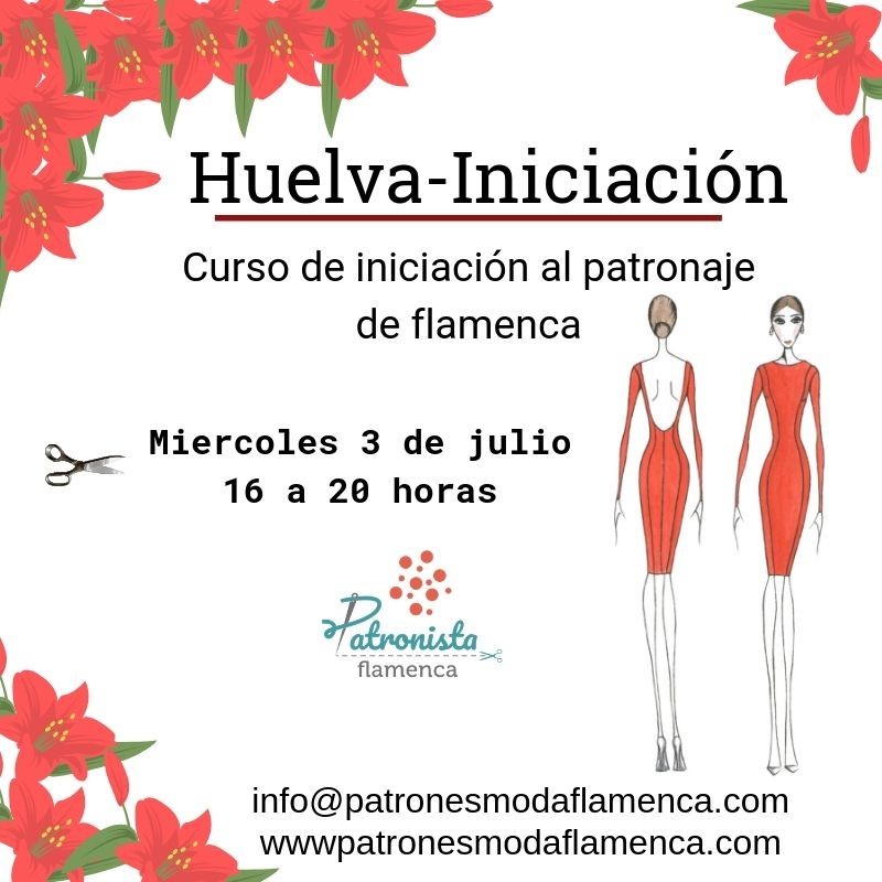 Huelva. Curso iniciación al patronaje de flamenca