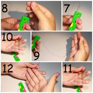 Enhebrador automático